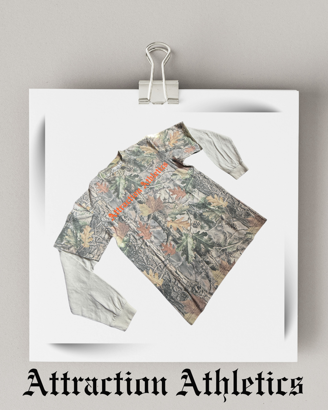 Camo Longsleeve Attraction Athletics Tee