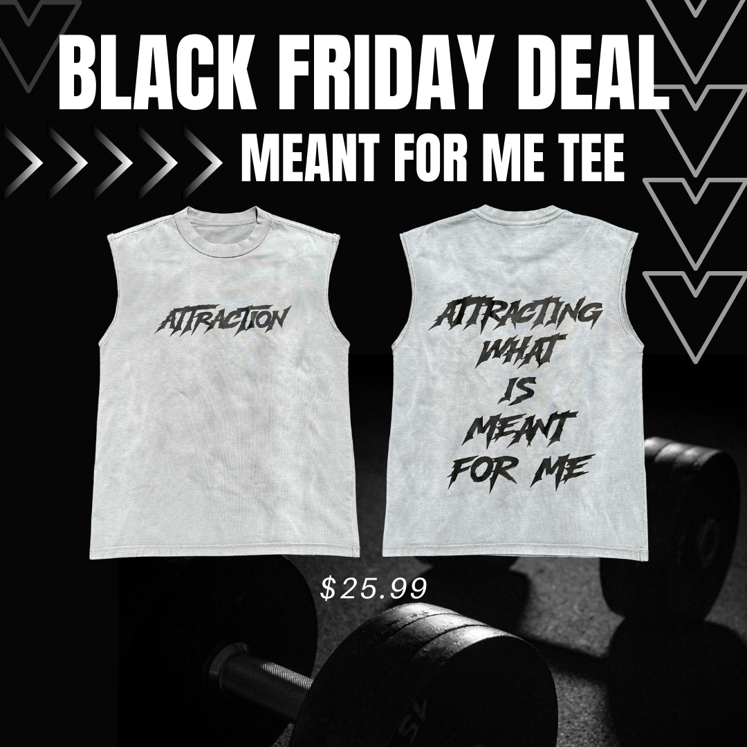 Grey Meant For Me Muscle Tank