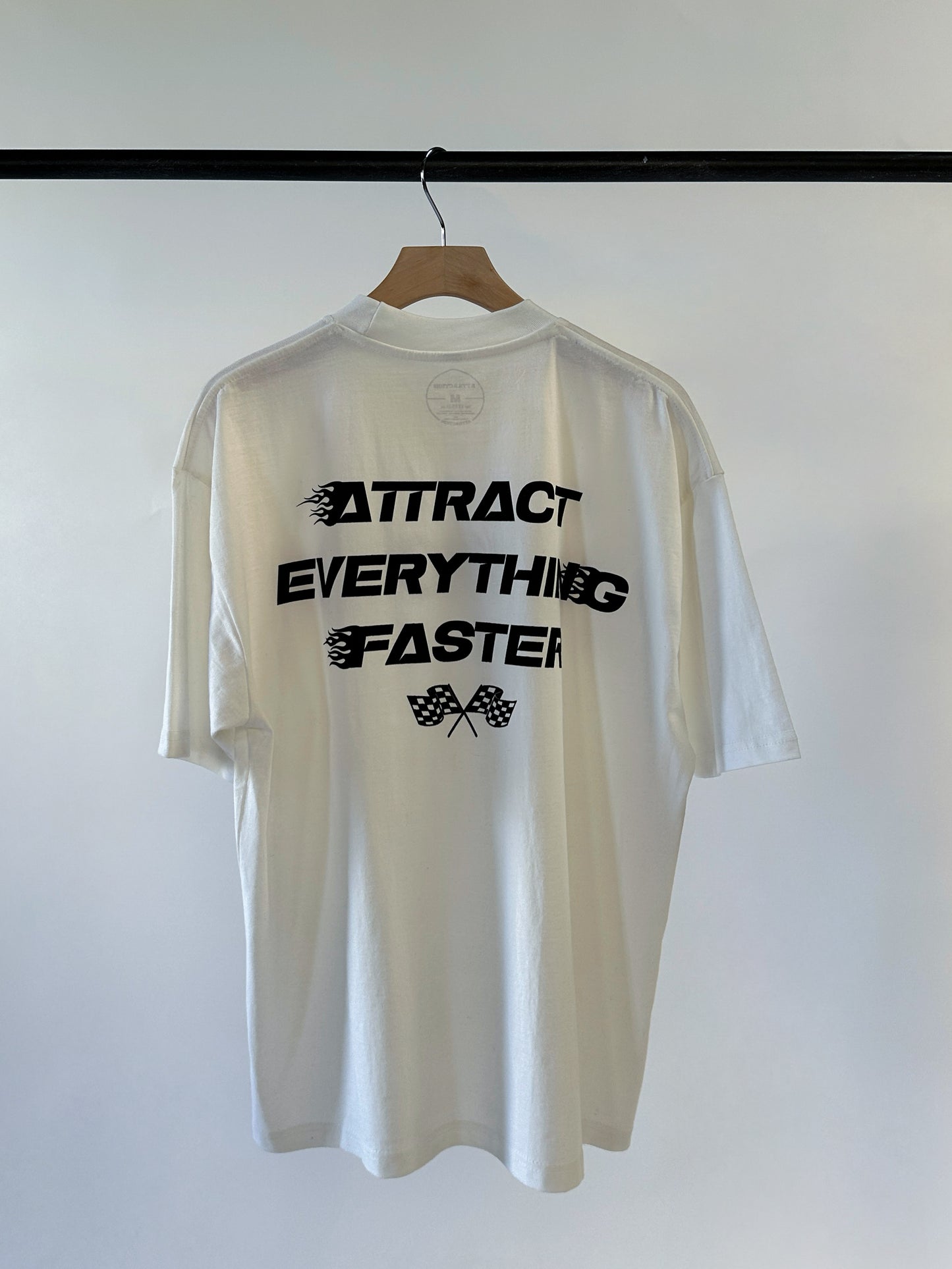Attract Everything Faster White Street Shirt