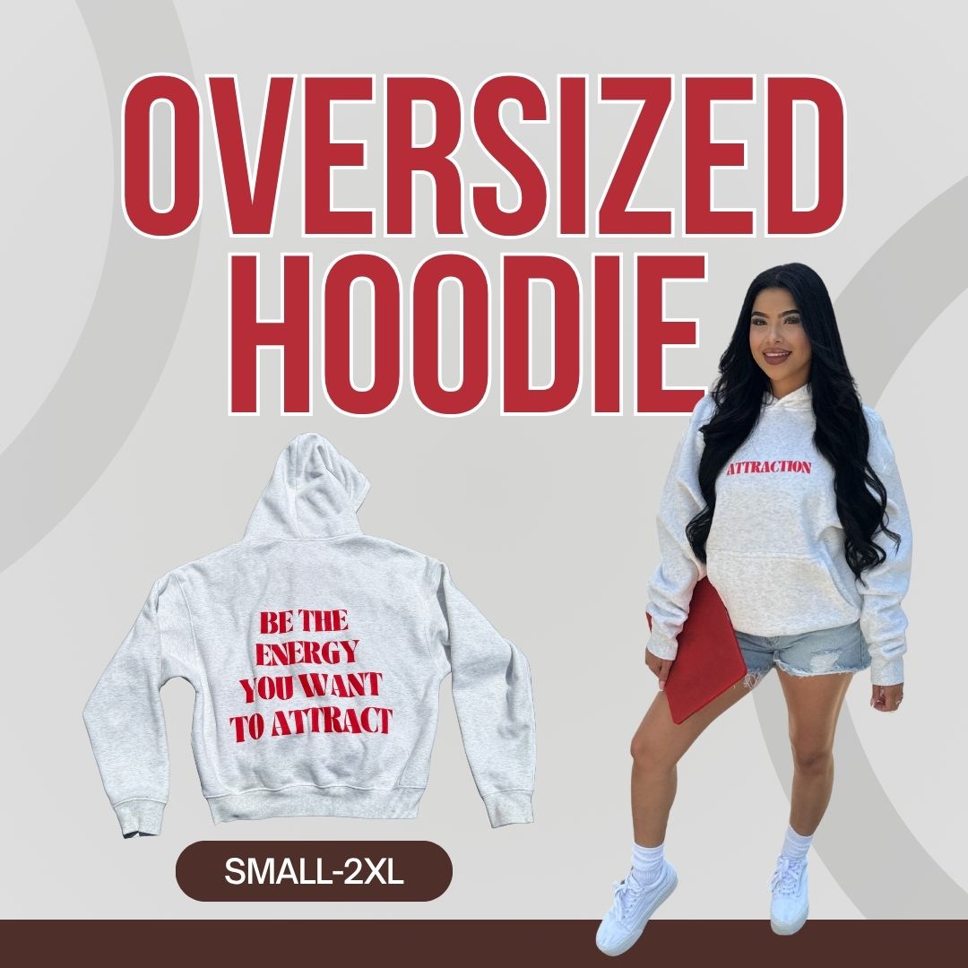 Grey Oversized Hoodie