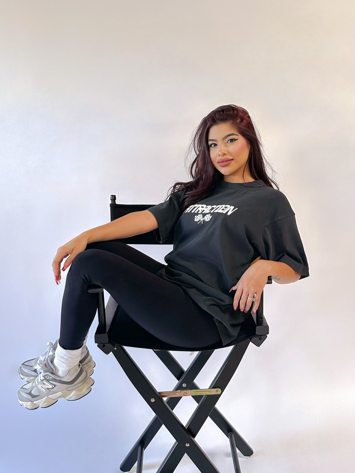 Black Washed Attract Everything Faster T-Shirt