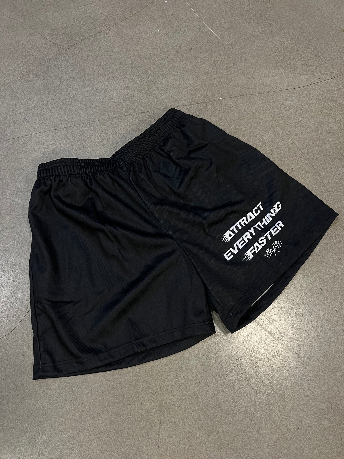 Attract Everything Faster Black Shorts