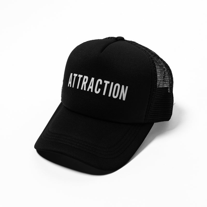 Attract Good Energy Foam Trucker Hat - Black