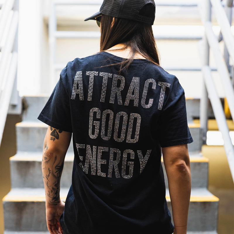 Attract Good Energy Tee - Black