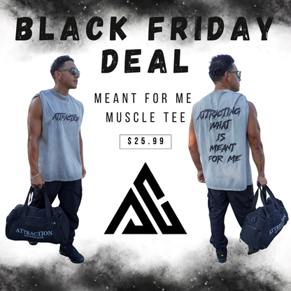 Grey Meant For Me Muscle Tank