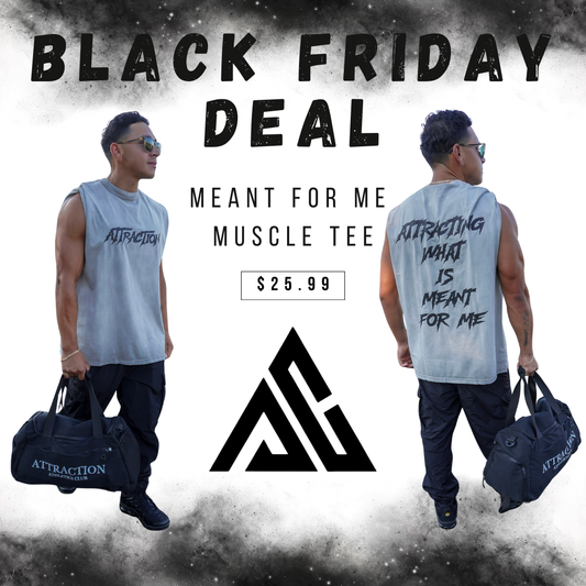 Grey Meant For Me Muscle Tank