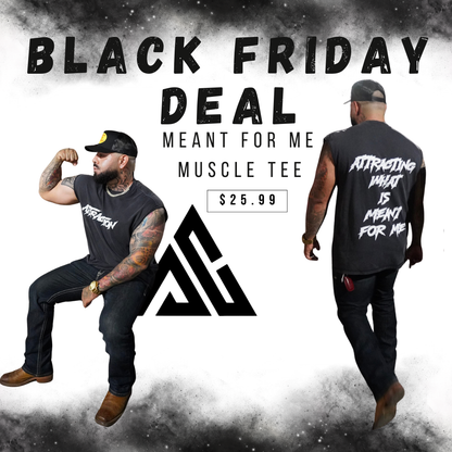 Black Meant For Me Muscle Tank