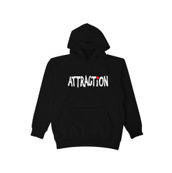 Black Attract More Love Hoodie